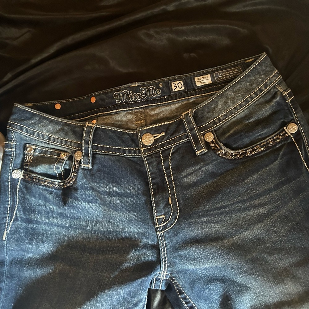 Skinny miss me jeans size 30